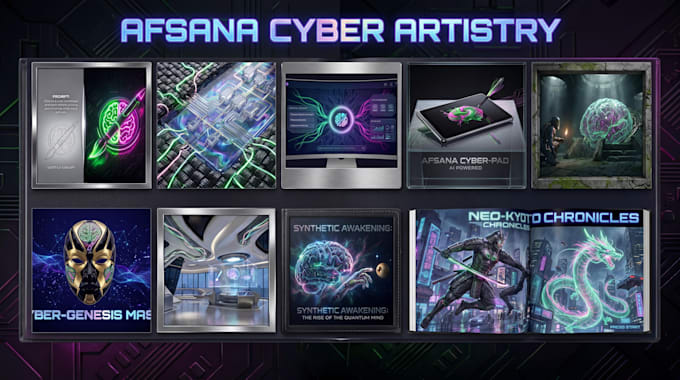 create professional ai concept art for books, games, business