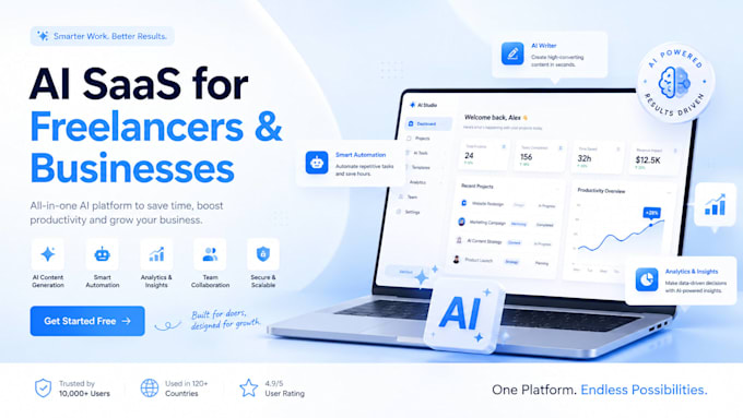 build ai saas for freelancers and bussinesses