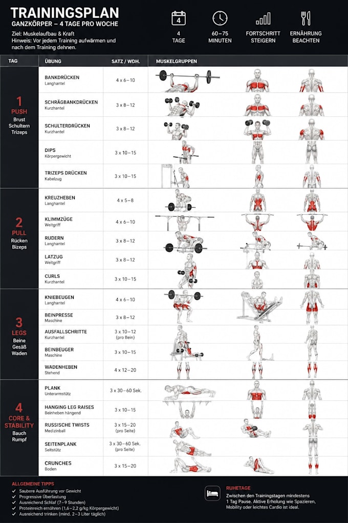 do a personal training plan at your level