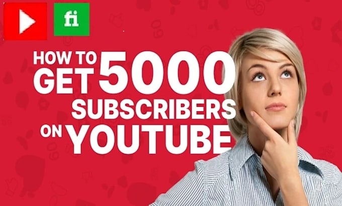 get you organically 5,000 real youtube followers guarantee