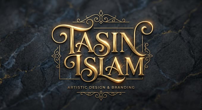 design a professional and unique custom name logo