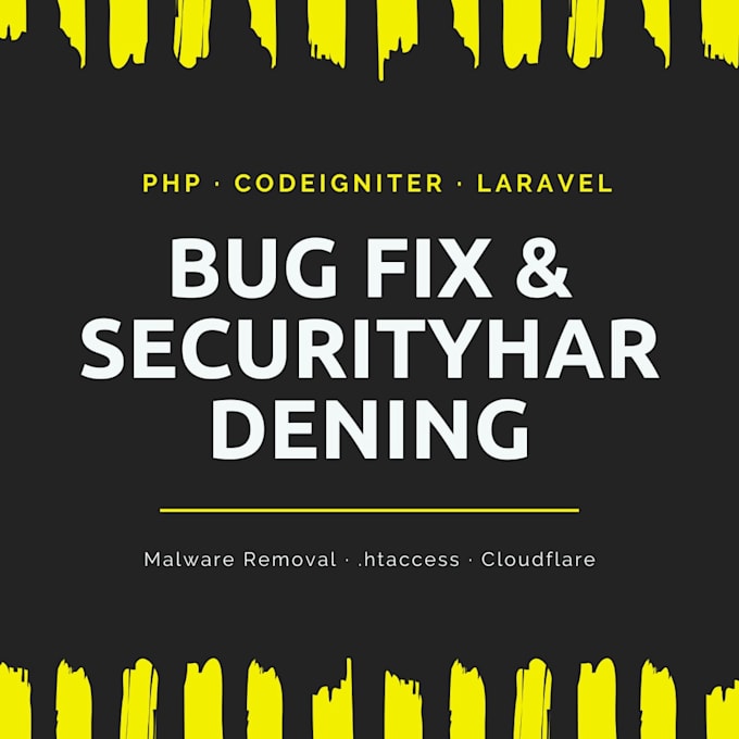 fix PHP bugs, remove malware, and harden your codeigniter or shared hosting web