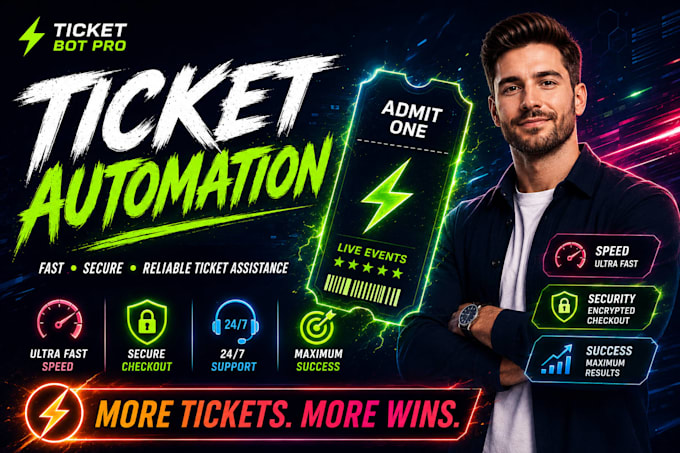 develop fast bayern munich bot,tcketmaster bot,fifa bot,queue bot,ticket bot