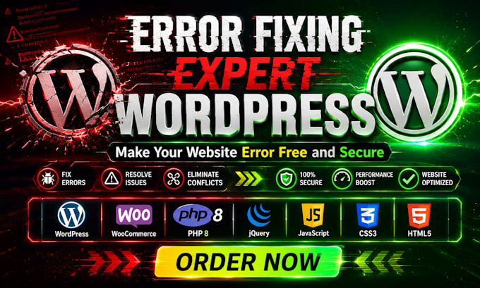 fix wordpress errors 500 404 and plugin issues fast