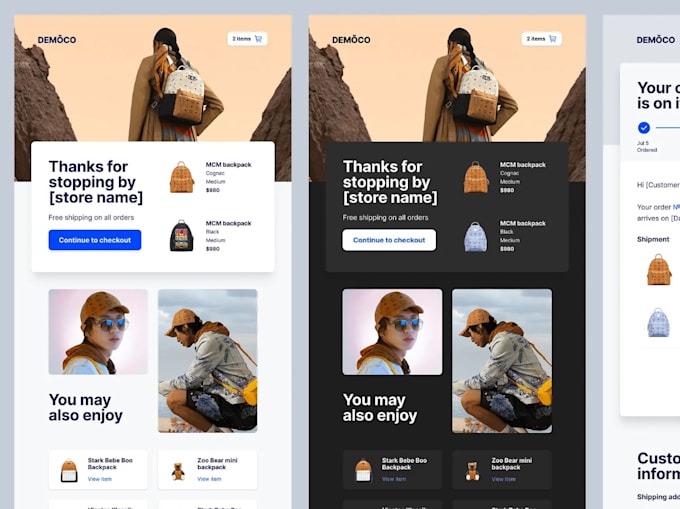 create HTML email template, responsive email template