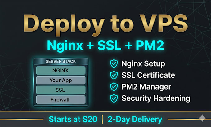 deploy your web app on vps with nginx, SSL and pm2