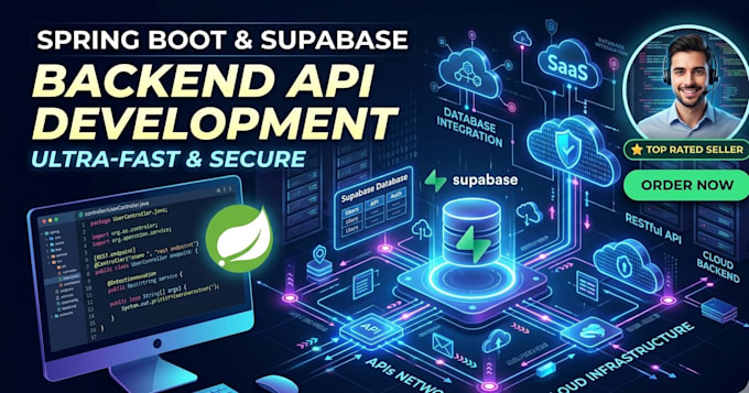 build spring boot apis with supabase database integration