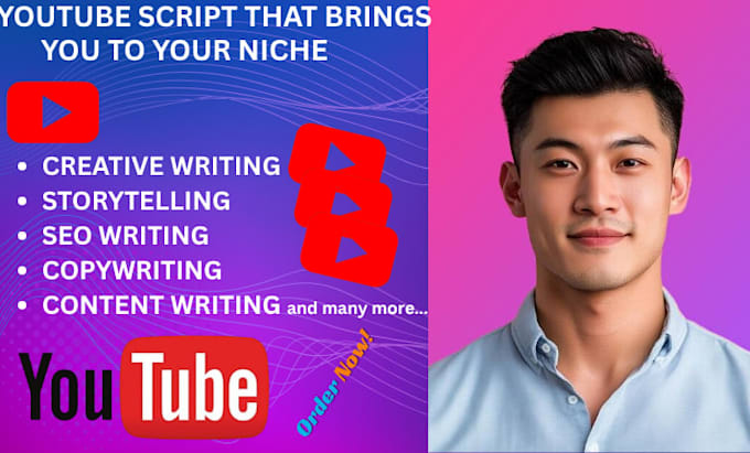write documentary style youtube scripts and video scripts