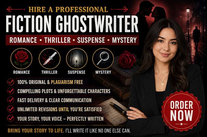 ghostwrite thriller and romance ebook