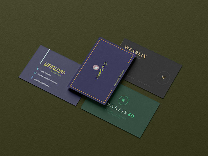create double sided business card with your choice priority