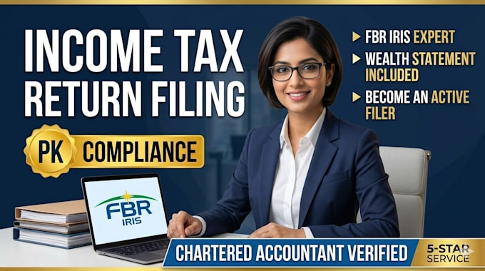 file income tax return and wealth statement in pakistan as ca