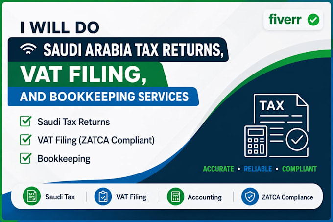 be your tax advisor will register,submit vat returns in ksa