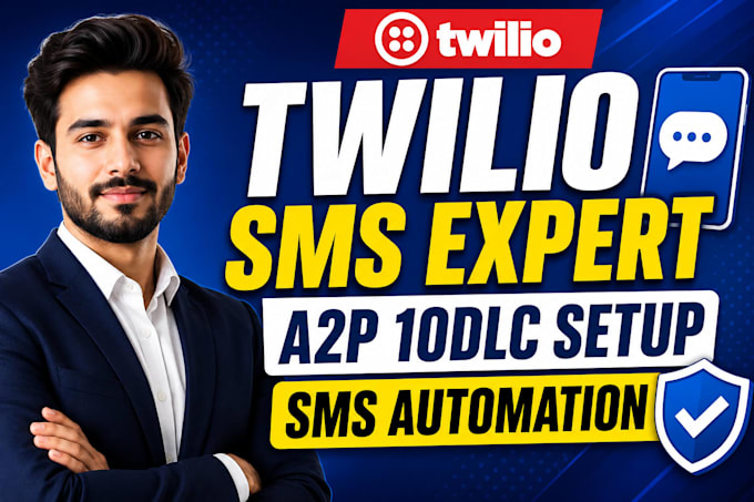 setup twilio SMS automation, textmagic SMS and a2p 10dlc compliance