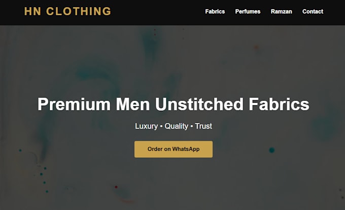 build modern website for business
