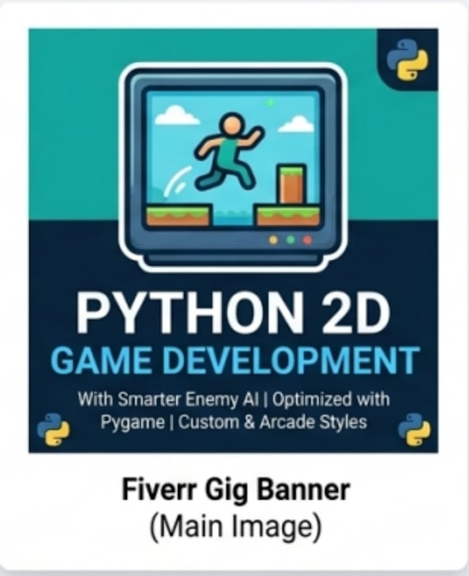 develop custom 2d games in python with smart ai mechanics