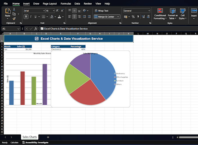 do excel data entry, data cleaning and charts