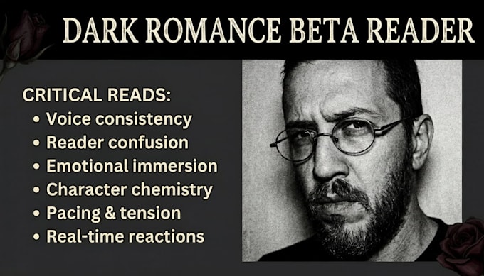 beta read your romance or dark romance book