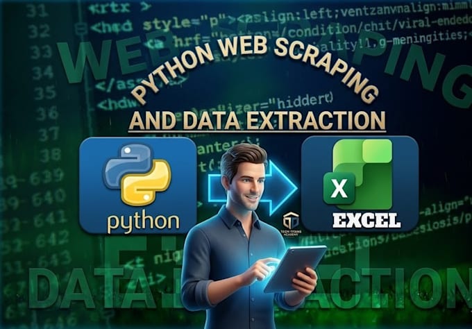 do python web scraping and data extraction into excel