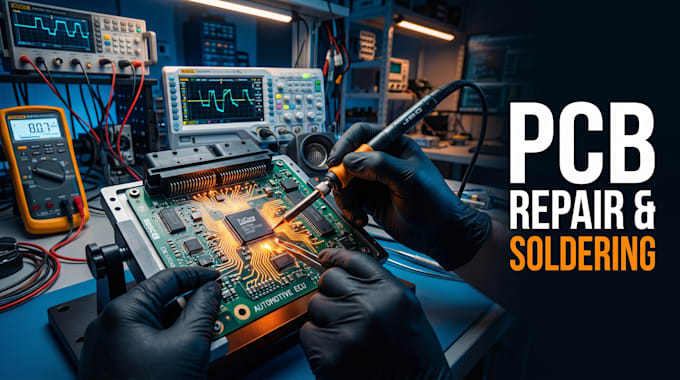 repair pcb solder, reverse engineer automotive circuit board, electronic module