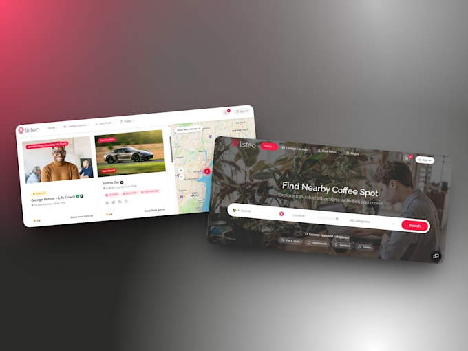 build directory website using listeo theme, mylisting, listingpro and hivepress