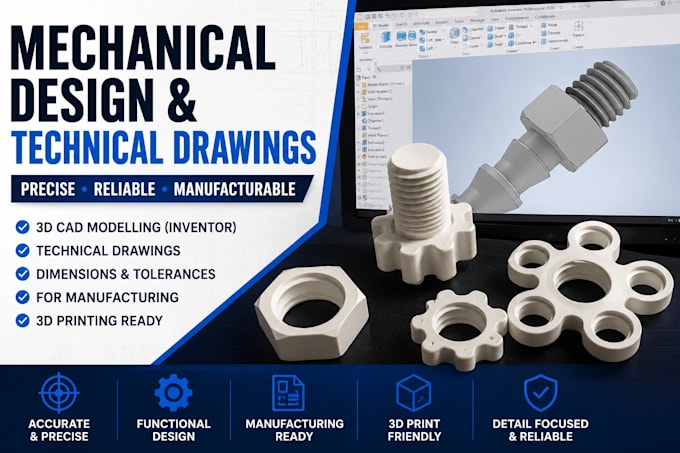 design mechanical technical drawings