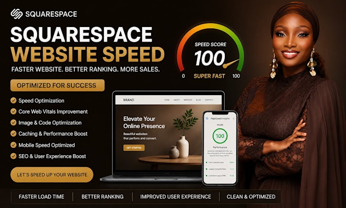 speed squarespace website to improve google pagespeed score and core web vitals