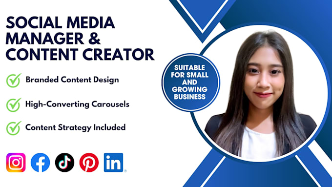 create social media posts and carousel for small business