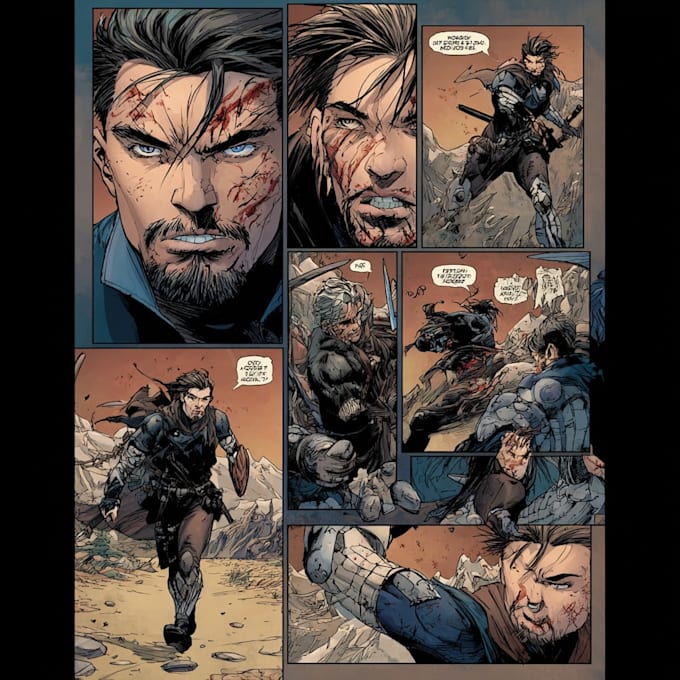 design custom comic pages and storyboards