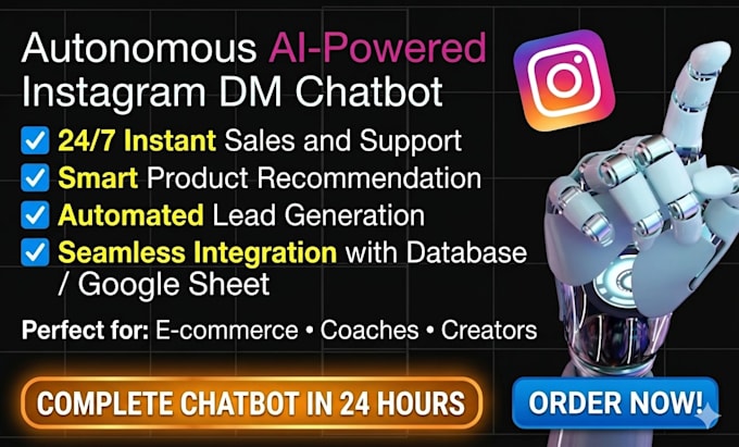 build an autonomous ai instagram dm chatbot