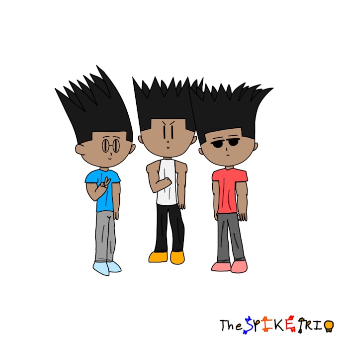 draw custom minimalist cartoon characters and webcomic art