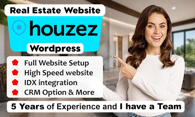 houzez real estate website development and customization