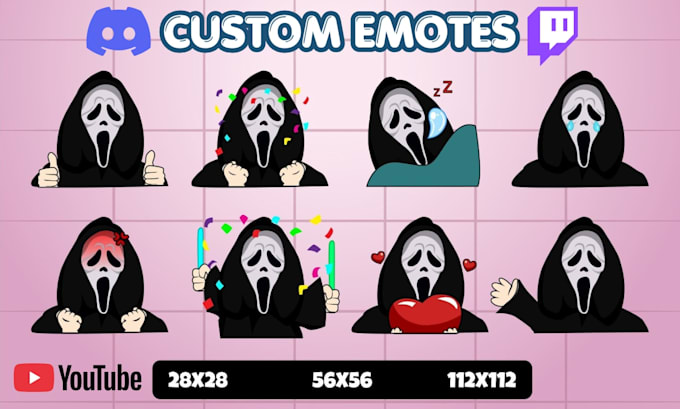 create custom twitch and youtube emotes and sub badges