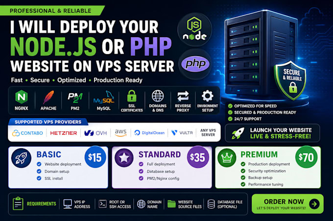 migrate your website to new vps server