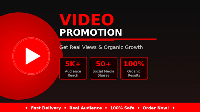 promote your youtube video and increase views