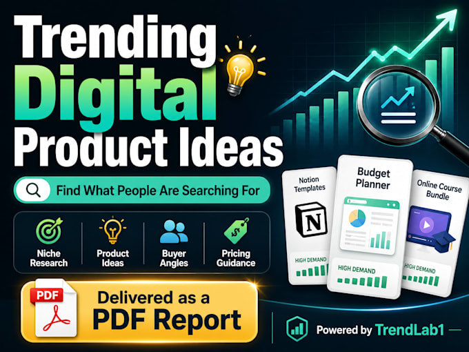 find trending digital product ideas