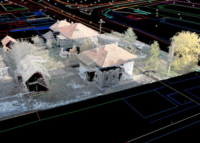 do point cloud extraction to 2d and 3d autocad drawings