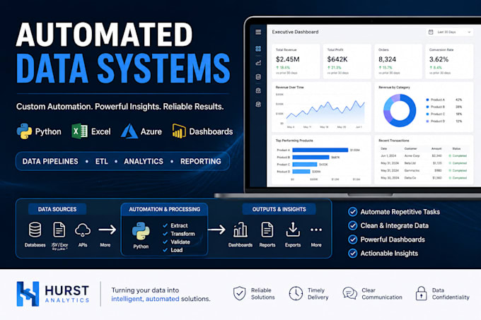 clean, analyze, and automate your data