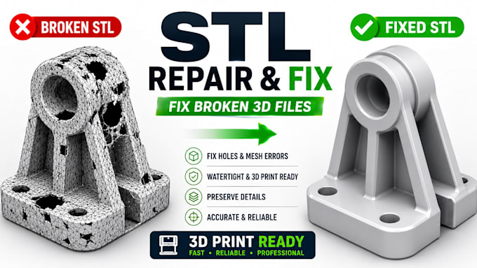 repair stl files for 3d printing