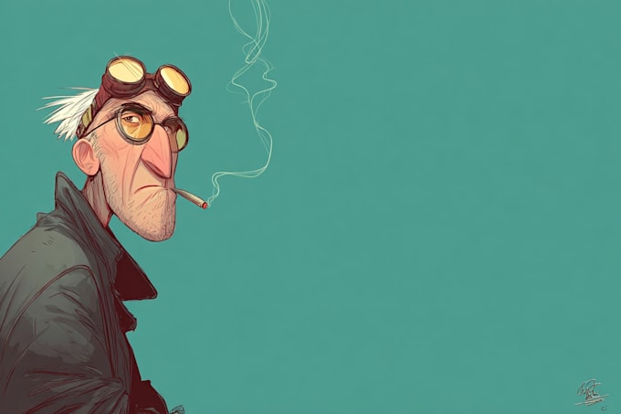 superhero character for comics