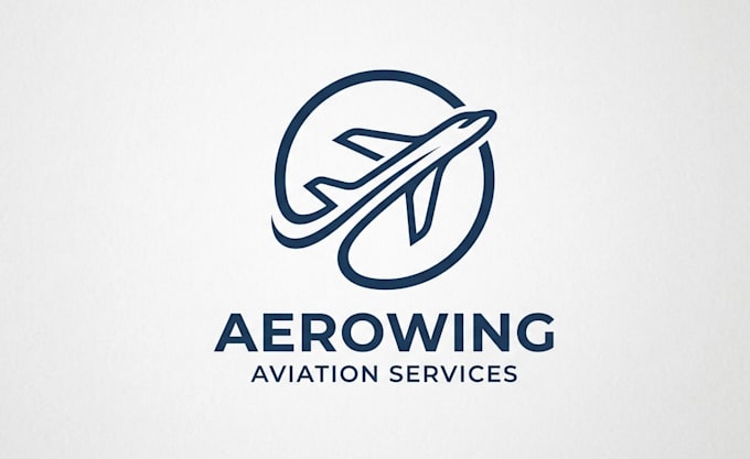 design a modern and professional pilot logo for your aviation