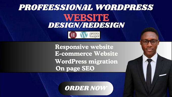 design or redesign a responsive wordpress website