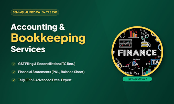 do expert bookkeeping, accounting, and indian gst filing