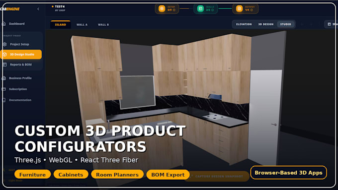 build a threejs 3d product configurator or webgl web app