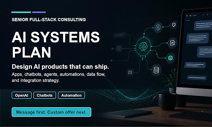 design your ai app chatbot or automation system