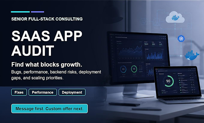 audit fix and scale your web app or saas