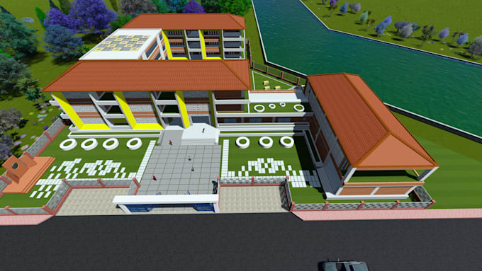 design architectural site plan, master plan, and urban landscape