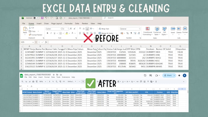 do expert data entry and data cleaning