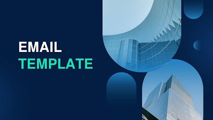 design an html email template