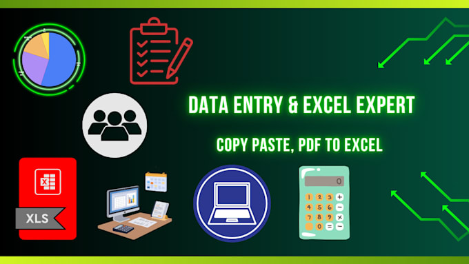 do perfect data entry, excel data entry, and copy paste work