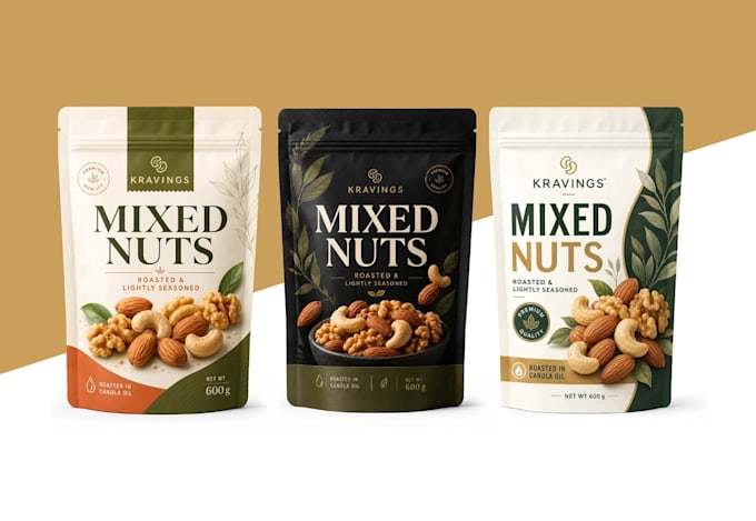 do product packaging design, pouch design and bag design